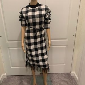 Perfect gingham fall dress